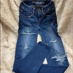 American Eagle Jeans Size 00 Super Stretch Womens